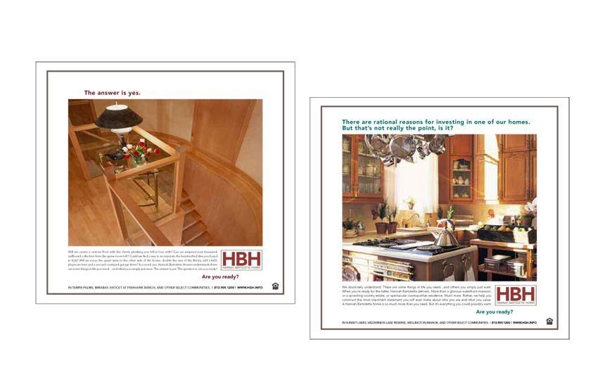 1/2 Page newspaper ads | Hannah Bartoletta Homes