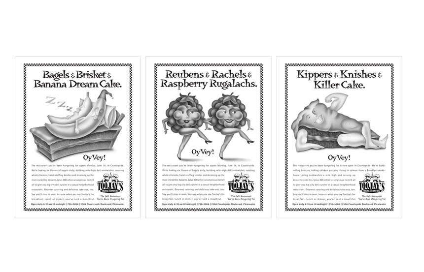 Newspaper ads | Toojay's