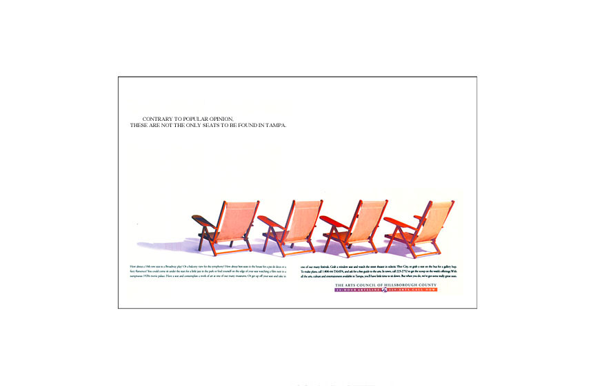 Double truck magazine ad | The Arts Council of Hillsborough County