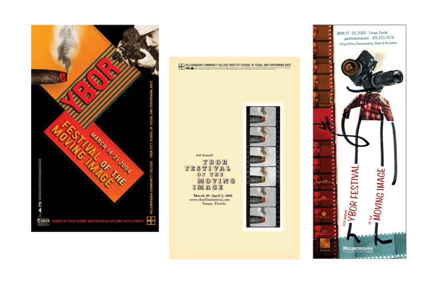 Posters, various years | Ybor Festival of the Moving Image | Hillsborough Community College - Ybor Campus