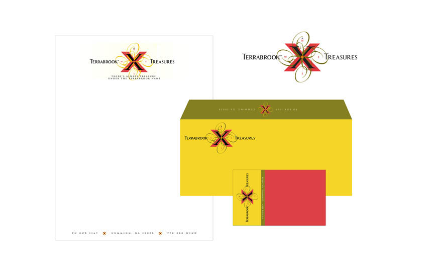 Logo design & layout for promotional letterhead directed to real estate brokers | Terrabrookok 