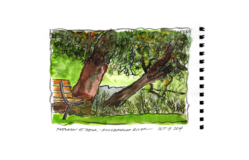 A small park on the Hillsborough river near me