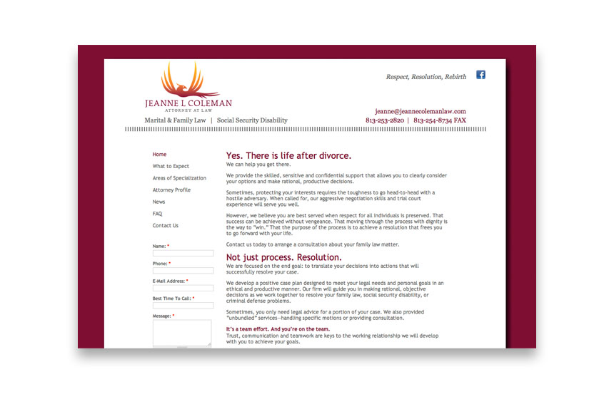 Lawyer | jeannecolemanlaw.com