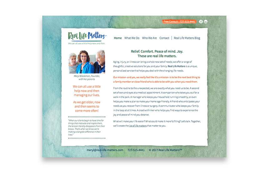 Life Assistance Services | Real-life-matters.com