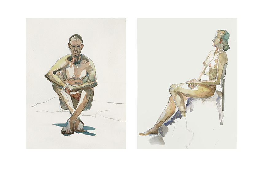 Life Drawing | Watercolor