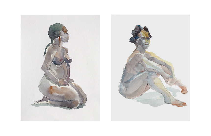 Life Drawing | Watercolor