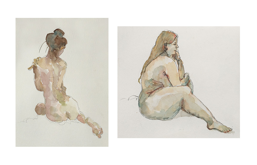 Life Drawing | Watercolor