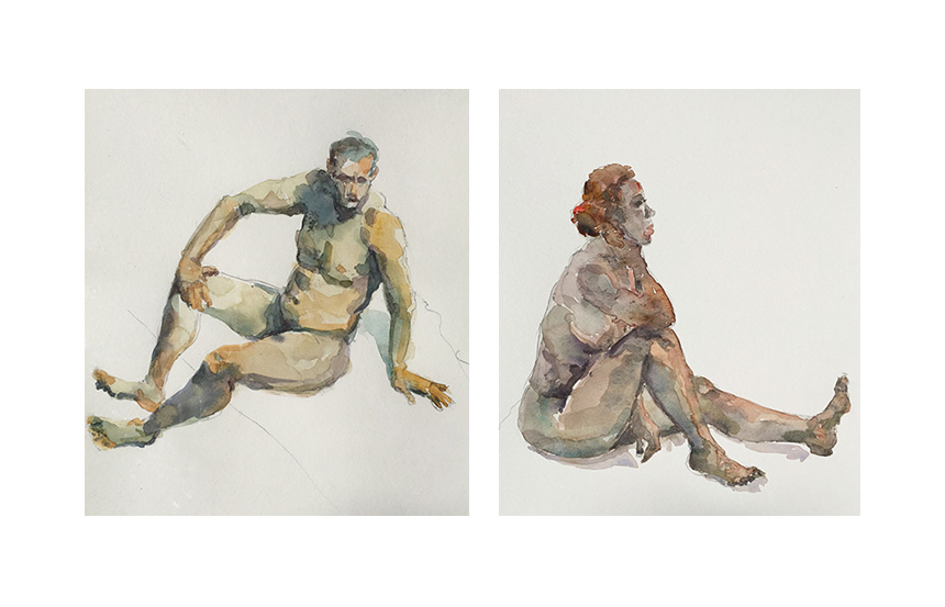 Life Drawing | Watercolor