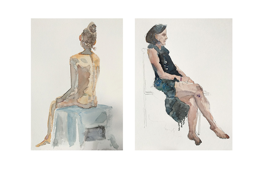Life Drawing | Watercolor