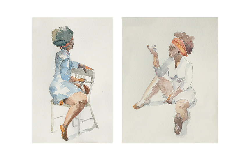 Life Drawing | Watercolor
