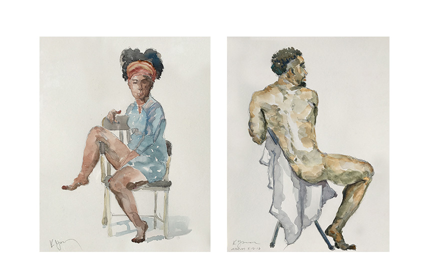 Life Drawing | Watercolor