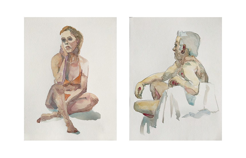 Life Drawing | Watercolor