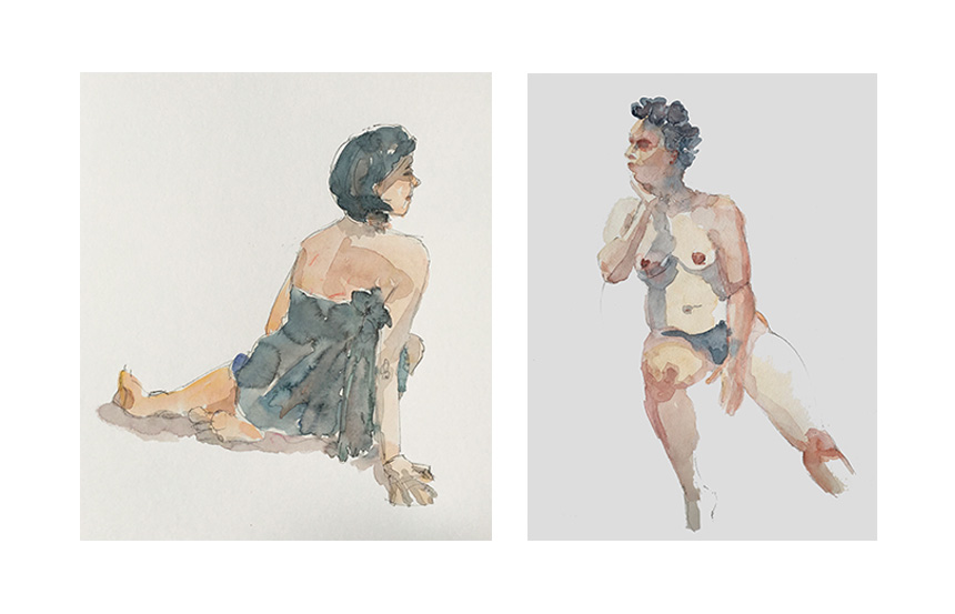 Life Drawing | Watercolor