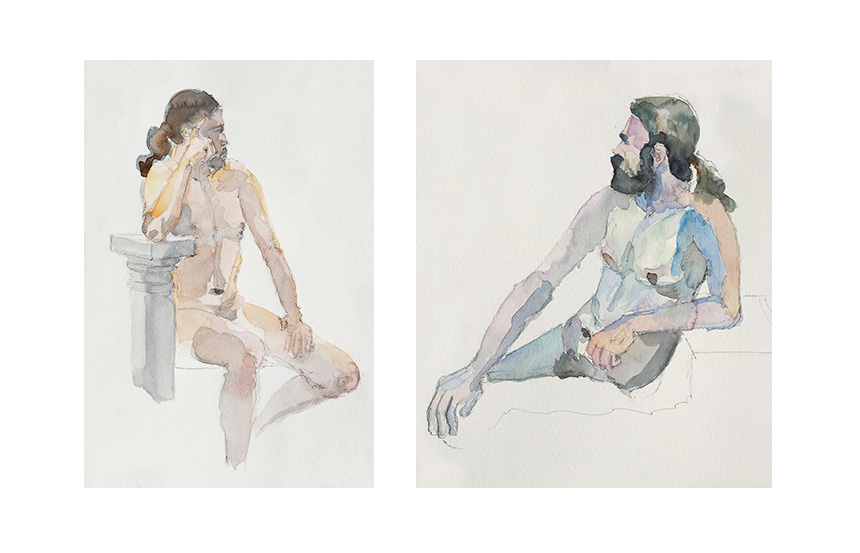 Life Drawing | Watercolor